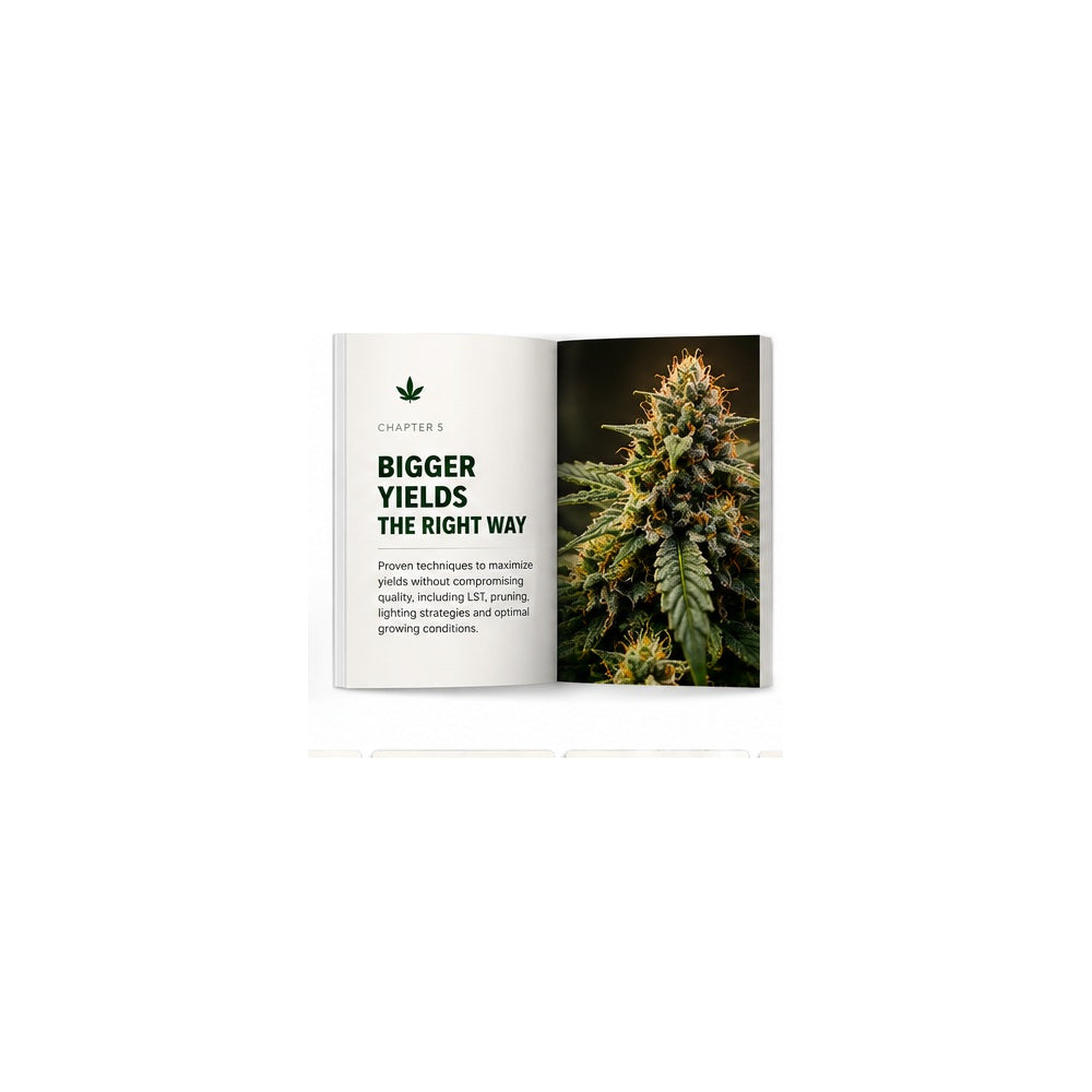 ROOTFORGE Better Cannabis Guide — yield illustration